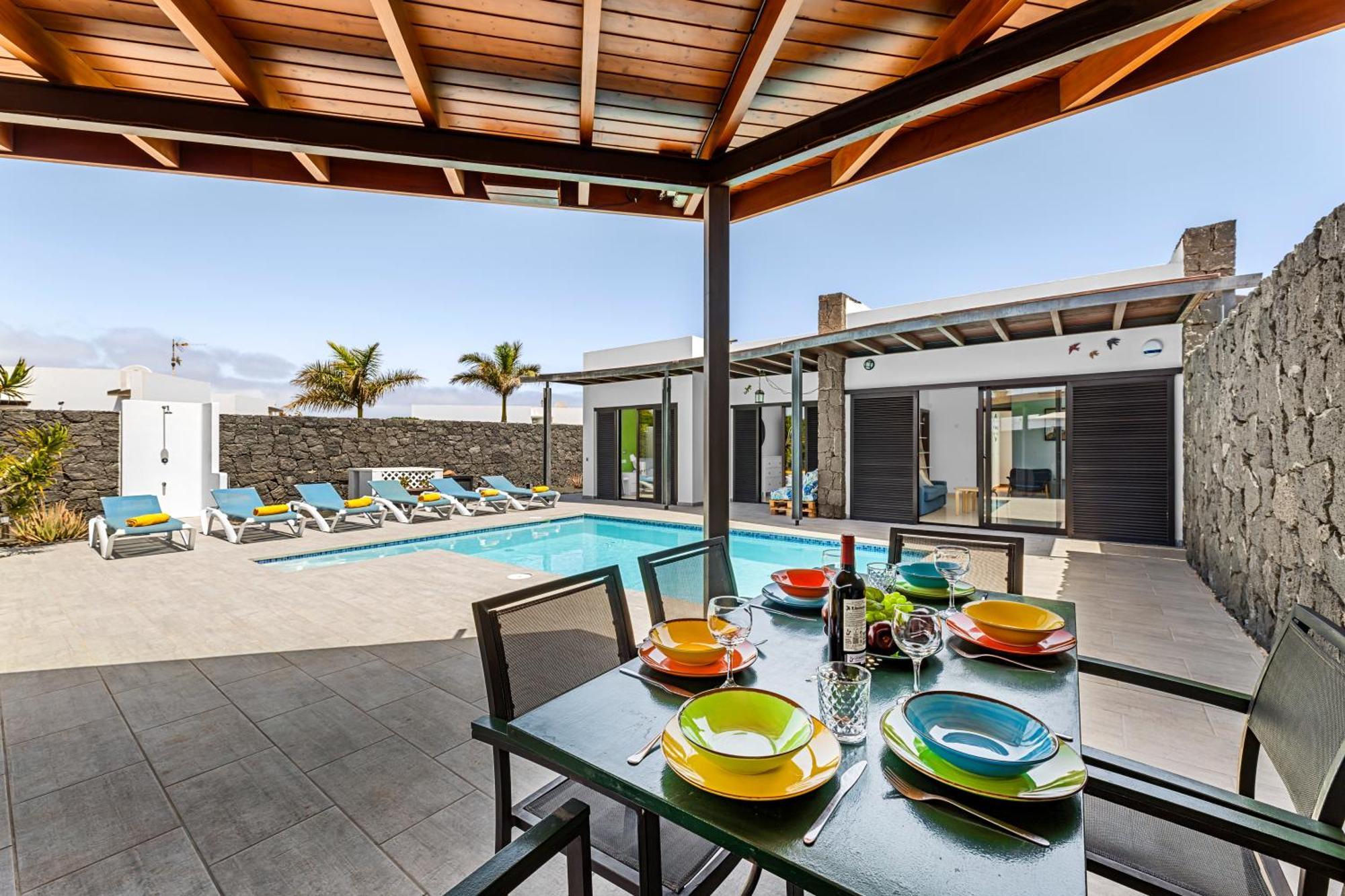 3 Bedroom Villa With Private Pool Close To Papagayo Beach Πλάγια Μπλάνκα Εξωτερικό φωτογραφία