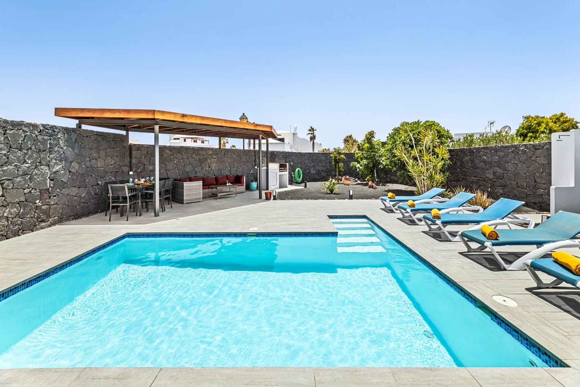 3 Bedroom Villa With Private Pool Close To Papagayo Beach Πλάγια Μπλάνκα Εξωτερικό φωτογραφία
